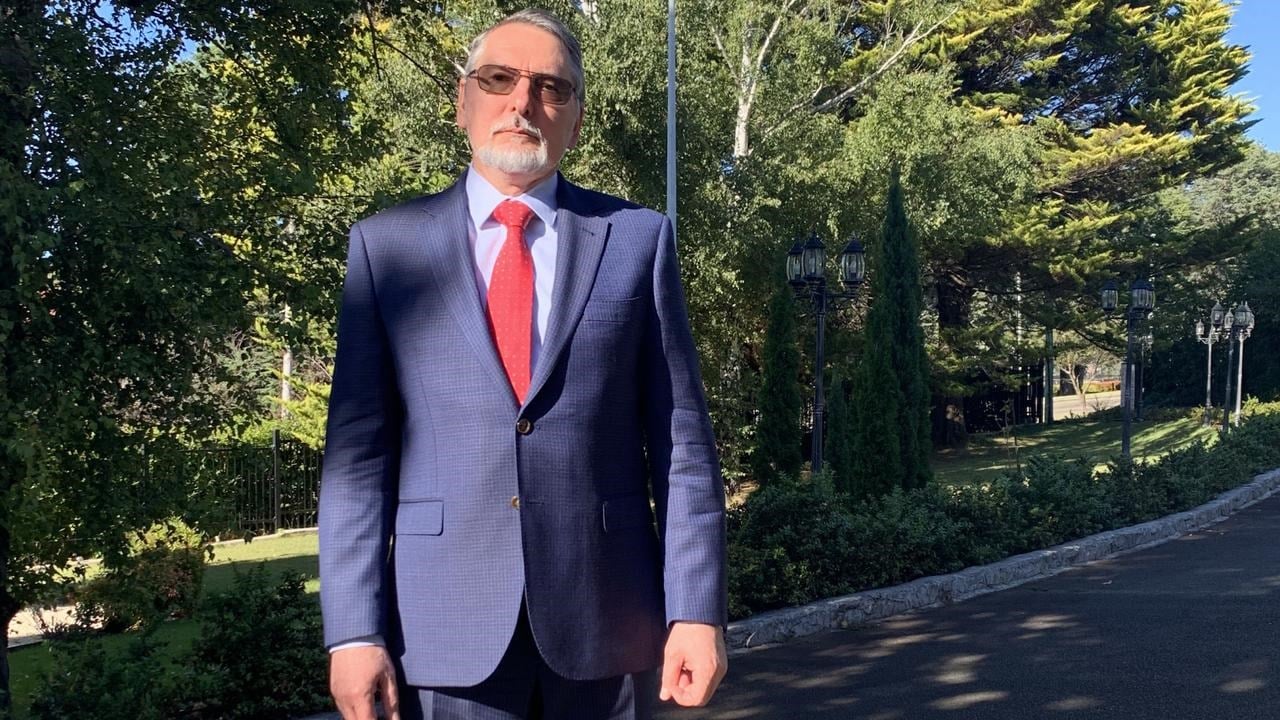 Russian Ambassador to Australia, Alexey Pavlovsky, in Canberra on March 31, 2023. (Russian Embassy in Australia)