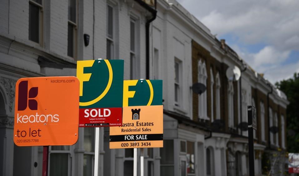 The Bank of England's quarterly report is aggregated from data on mortgage lending activities provided by around 340 lenders (AFP)