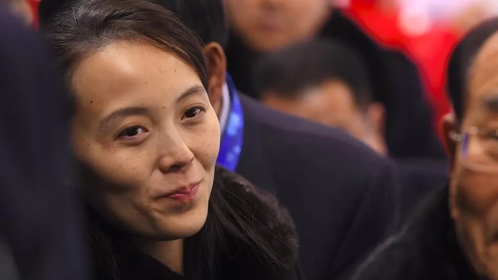 The deputy head of the Central Committee of the Workers' Party of Korea Kim Yo Jong (AFP)