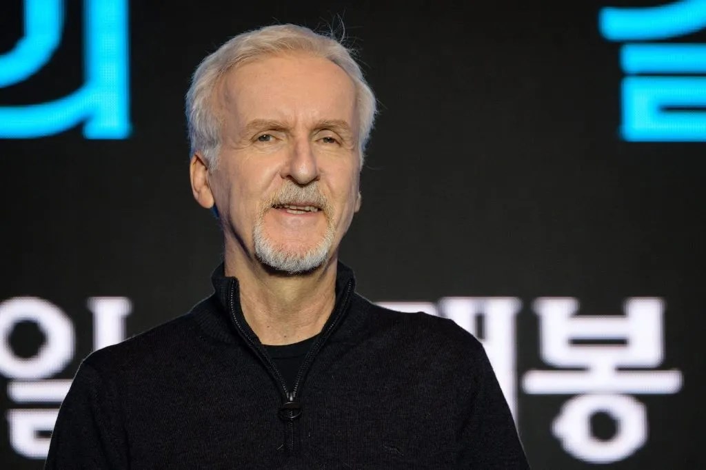 Canadian filmmaker James Cameron arrives for a press conference to promote his new film Avatar: The Way of Water in Seoul on December 9, 2022. (AFP)
