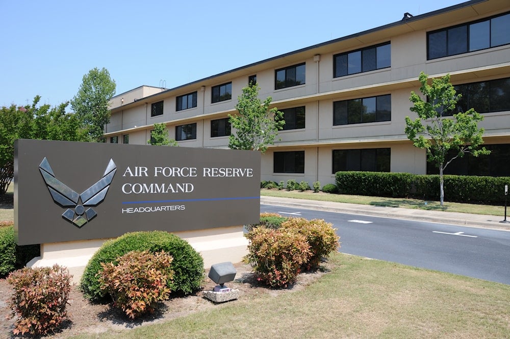 Air Force Reserve Command headquarters building, Robins Air Force Base, Georgia, US in an undated photo (US Air Force/Staff Sgt Alexi Saltekoff)