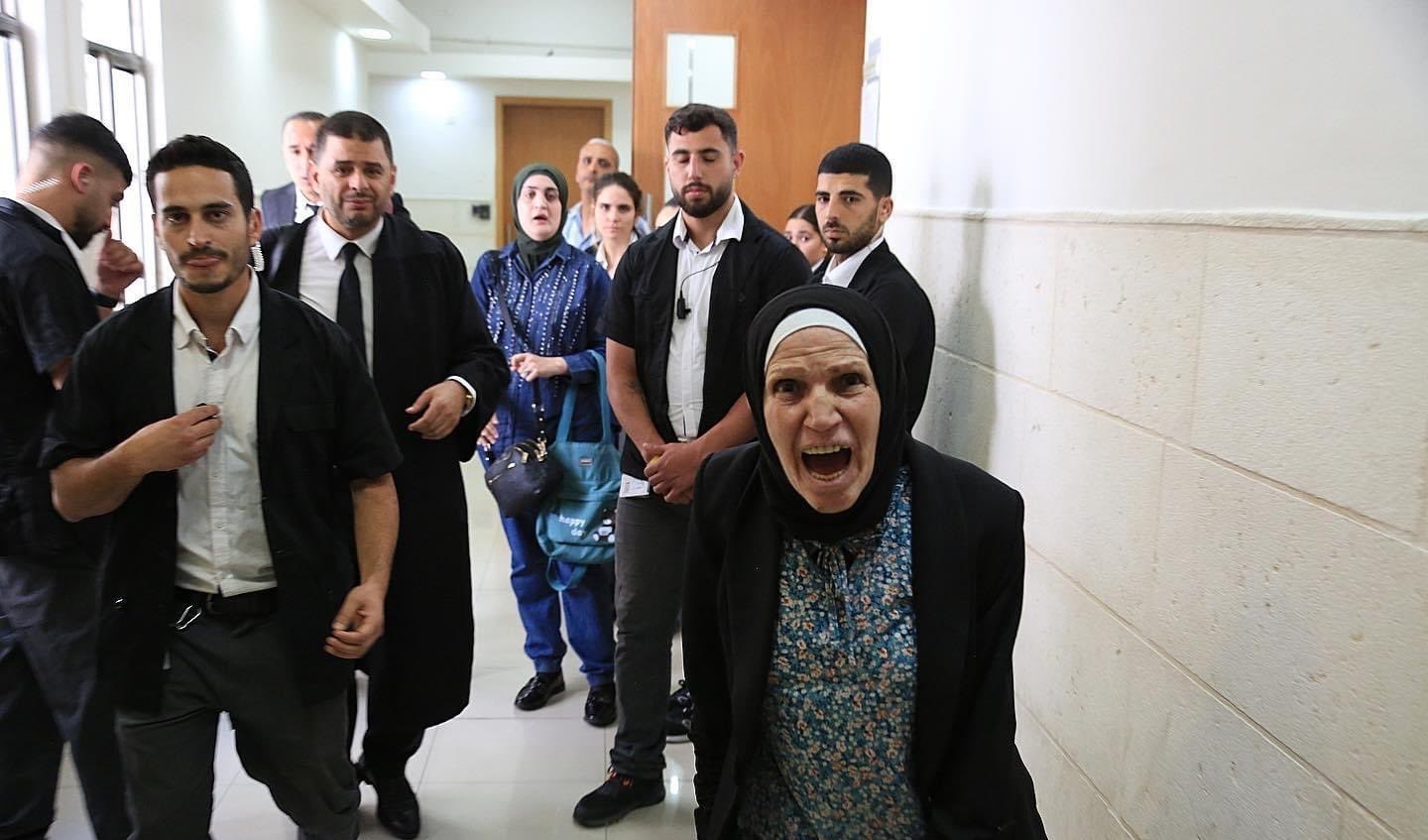 Iyad Al-Hallaq's mother upon learning of the Israeli occupation's decision to acquit her son's murderer, July 6, 2023