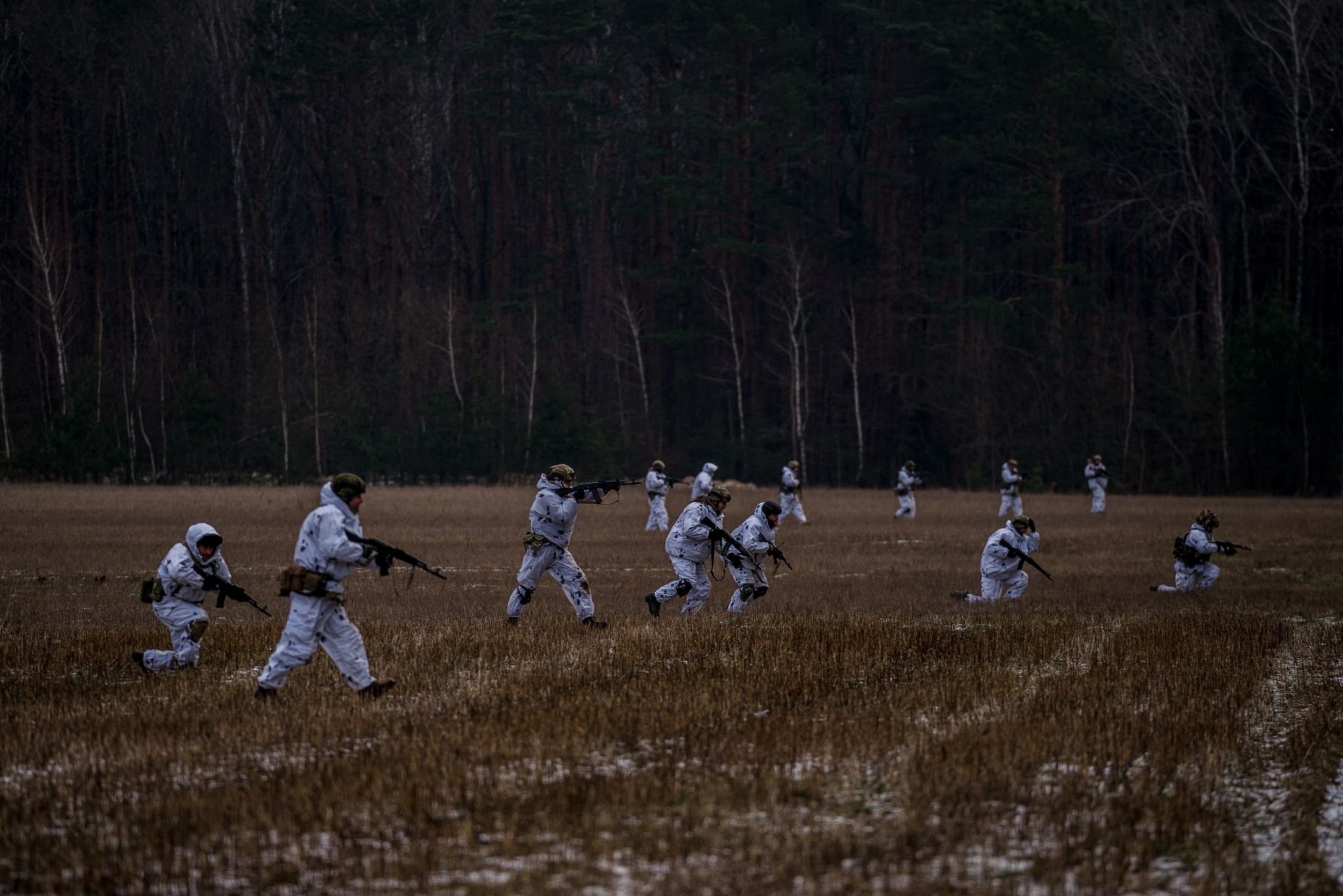 Ukraine is increasing its defenses on the border with Belarus.