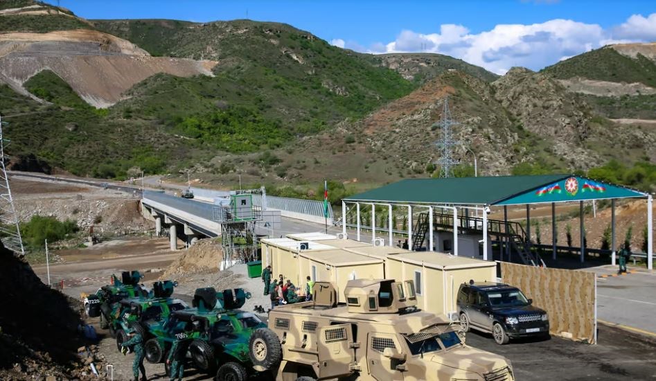 Armenia’s border with Azerbaijan (AFP via Getty Images)